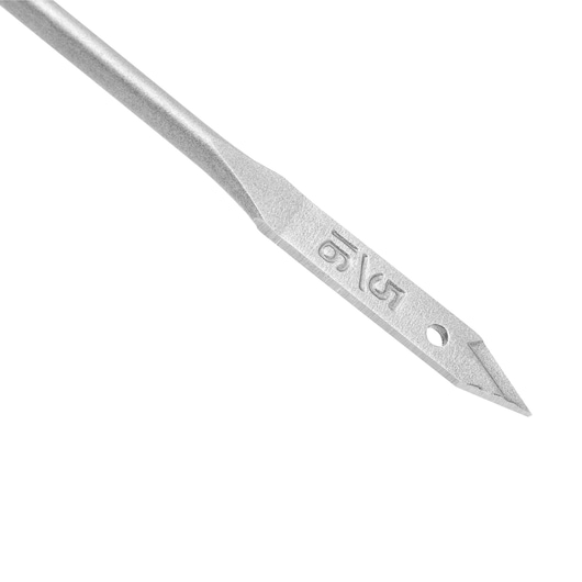 STANLEY STA57516B flat cold chisel, silver steel, side angle on white background.