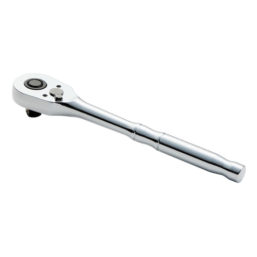 STANLEY STMT17988-LA ratchet wrench with polished chrome finish, product side view on white background.