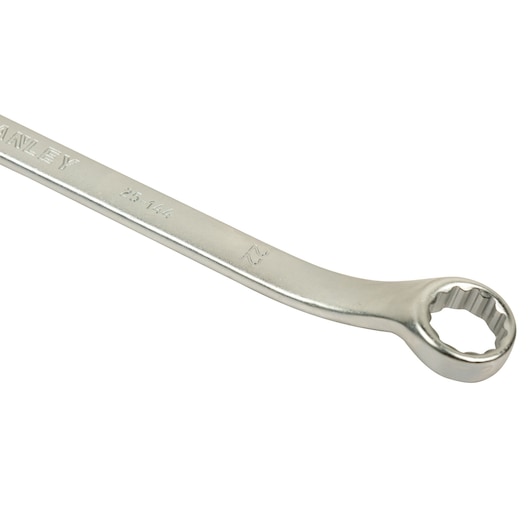 STANLEY STMT25147 box-end wrench, silver finish, product angle on white background.