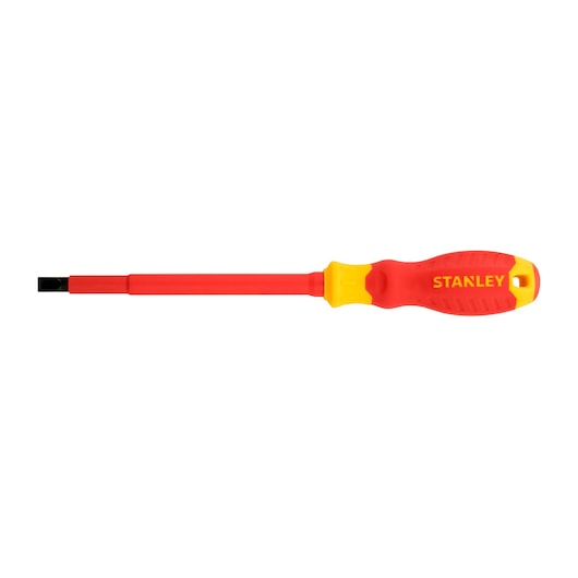 SCREWDRIVER  ON WHITE BACKGROUND HORIZONTAL VIEW