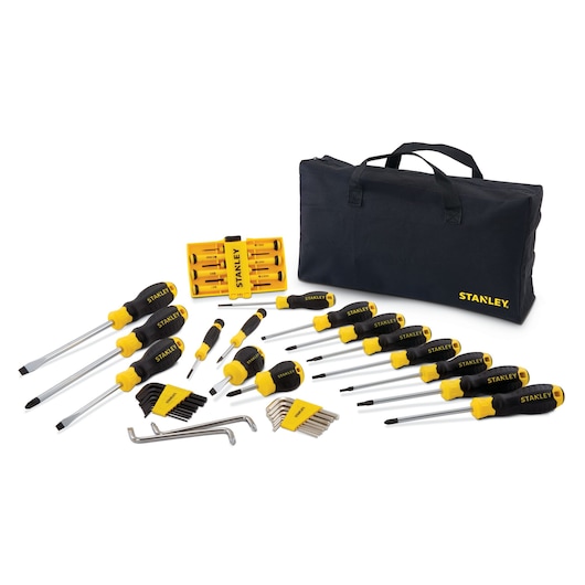 Jogo Ferramentas Manuais + Bolsa 40Pcs