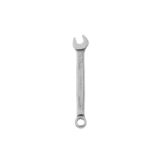Photo of STANLEY STMT72805-8 combination wrench, silver metal tool, front angle on white background.