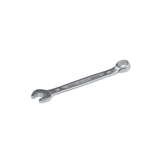 STANLEY STMT72805-8 combination wrench, silver finish, angled view on white background.