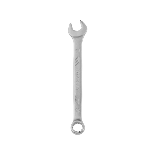 STANLEY STMT72815 combination wrench, silver hand tool, top-down angle on white background.