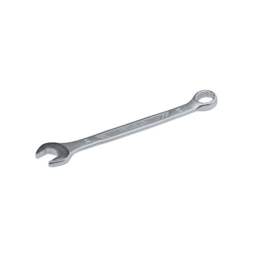 STANLEY STMT72818 combination wrench, silver finish, photographed at an angle on white background.