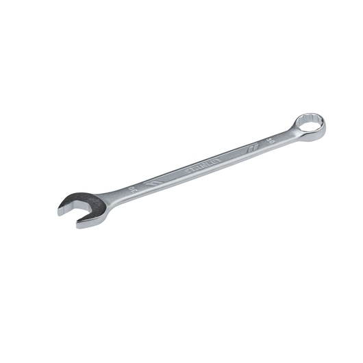 STANLEY STMT72827 combination wrench, silver metal hand tool, angled view on white background.