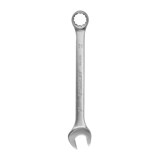 STANLEY STMT80235-840 combination wrench silver metal top view photography