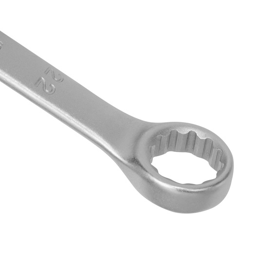 STANLEY STMT80236-840 box end wrench, silver metal, front angle, tool photography