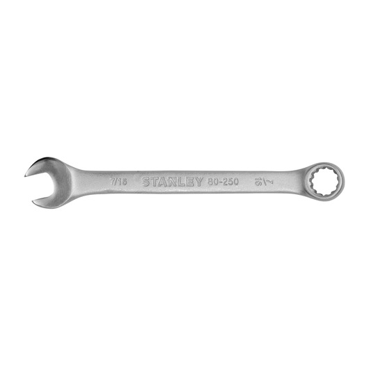 INDIVIDUAL COMBINATION WRENCH ON WHITE BACKGROUND HORIZONTAL VIEW