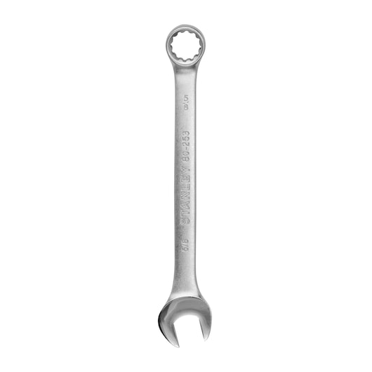 INDIVIDUAL COMBINATION WRENCH ON WHITE BACKGROUND FRONT VIEW