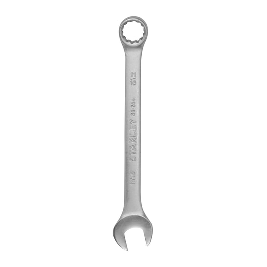 INDIVIDUAL COMBINATION WRENCH ON WHITE BACKGROUND FRONT VIEW