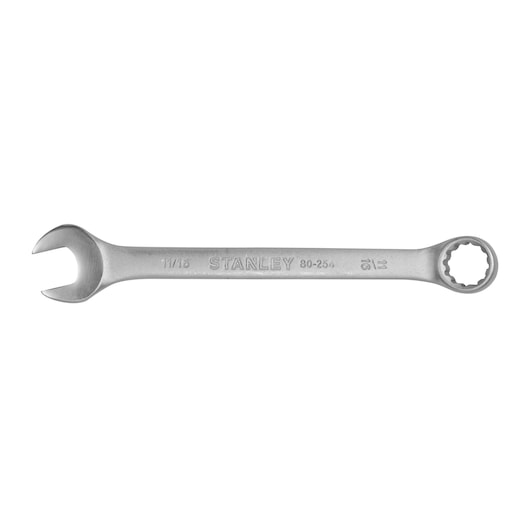 INDIVIDUAL COMBINATION WRENCH ON WHITE BACKGROUND HORIZONTAL VIEW