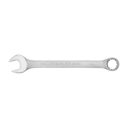 INDIVIDUAL COMBINATION WRENCH ON WHITE BACKGROUND HORIZONTAL VIEW