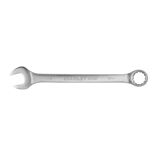 INDIVIDUAL COMBINATION WRENCH ON WHITE BACKGROUND HORIZONTAL VIEW